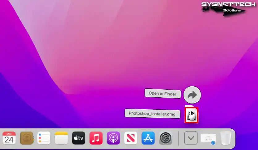 Photoshop_Installer.dmg Dosyasını Çalıştırma