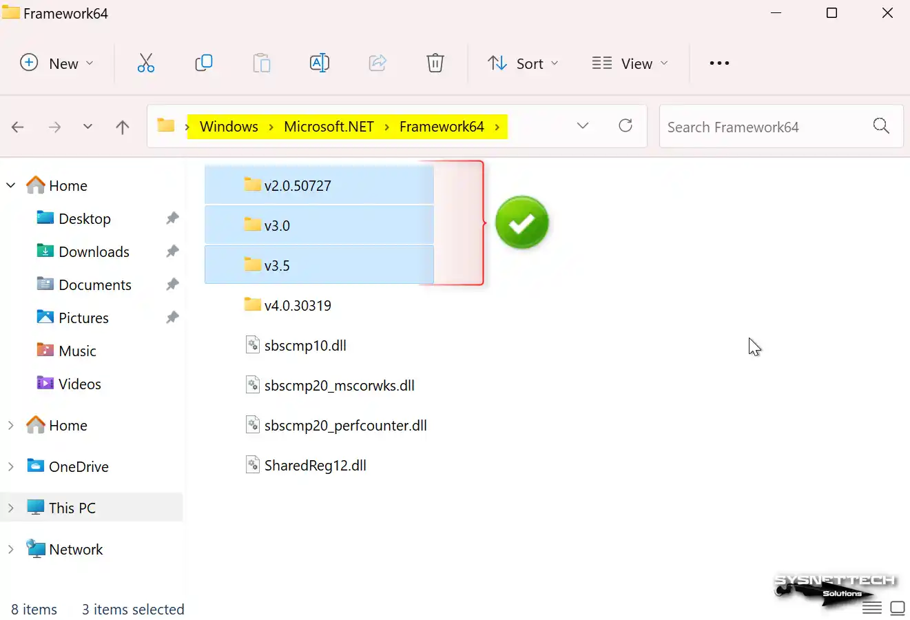 NET Framework 3.5'in Yüklü Olup Olmadığını Doğrulama