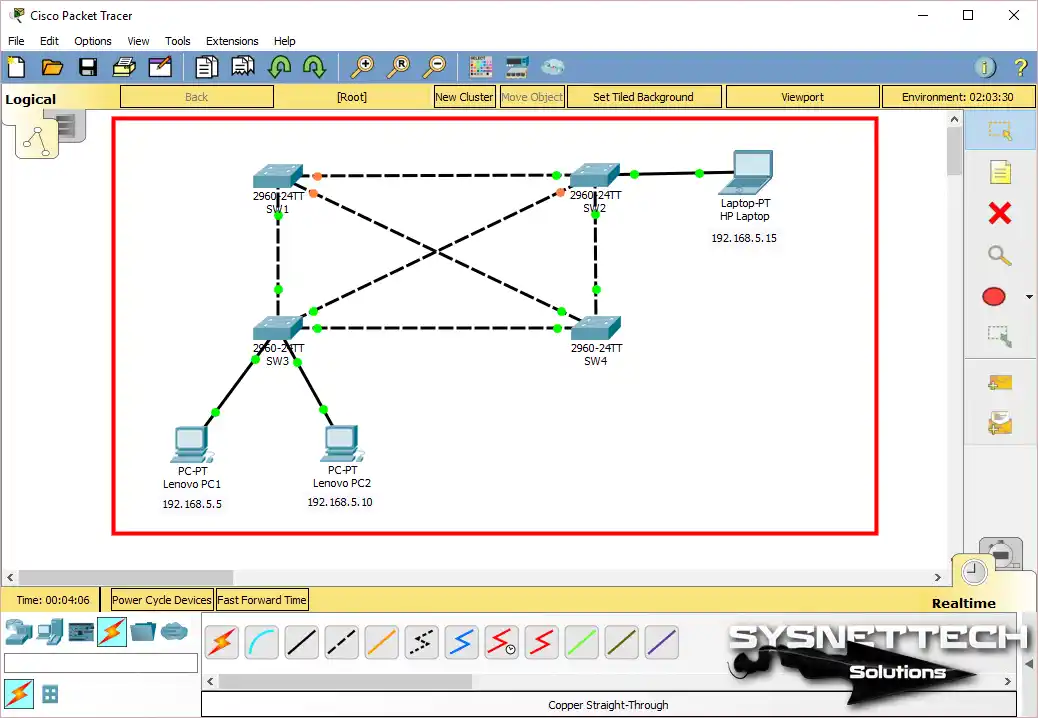 Packet Tracer Network Topology