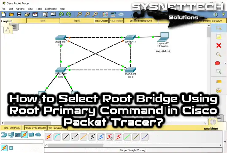 How to Select Root Bridge using Root Primary Command in Cisco Packet Tracer