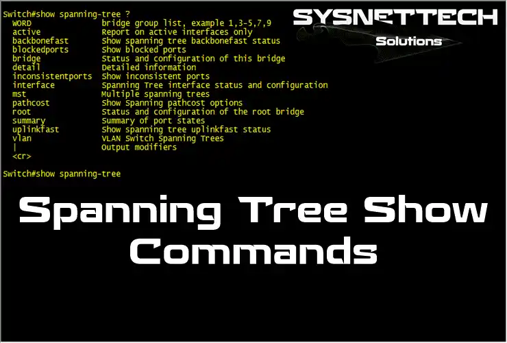 Spanning Tree Show Commands