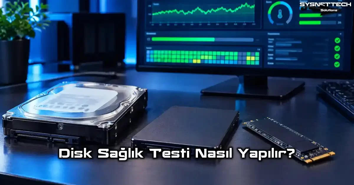 HDD, SSD, NVMe Disk Sağlamlık Testi ve Sağlığı Kontrolü
