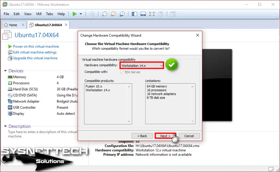 VMware Sürüm Güncelleme