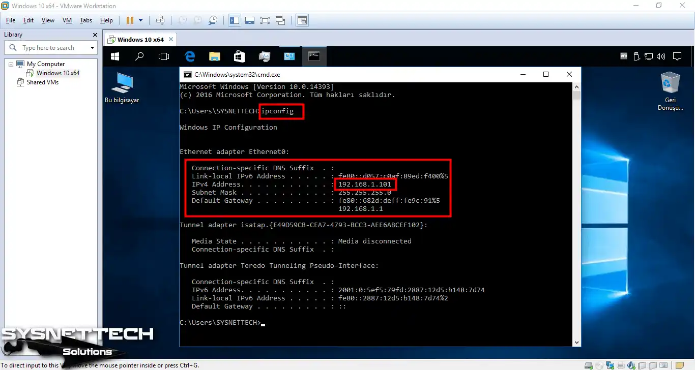 ipconfig