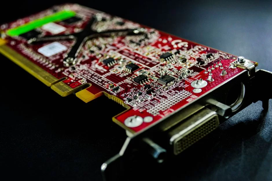 PCI Express arayüzüne sahip bir ekran kartı