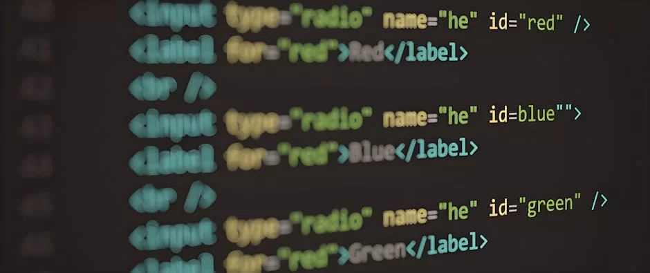 Adobe ile html kodlamasını gösteren bir görsel