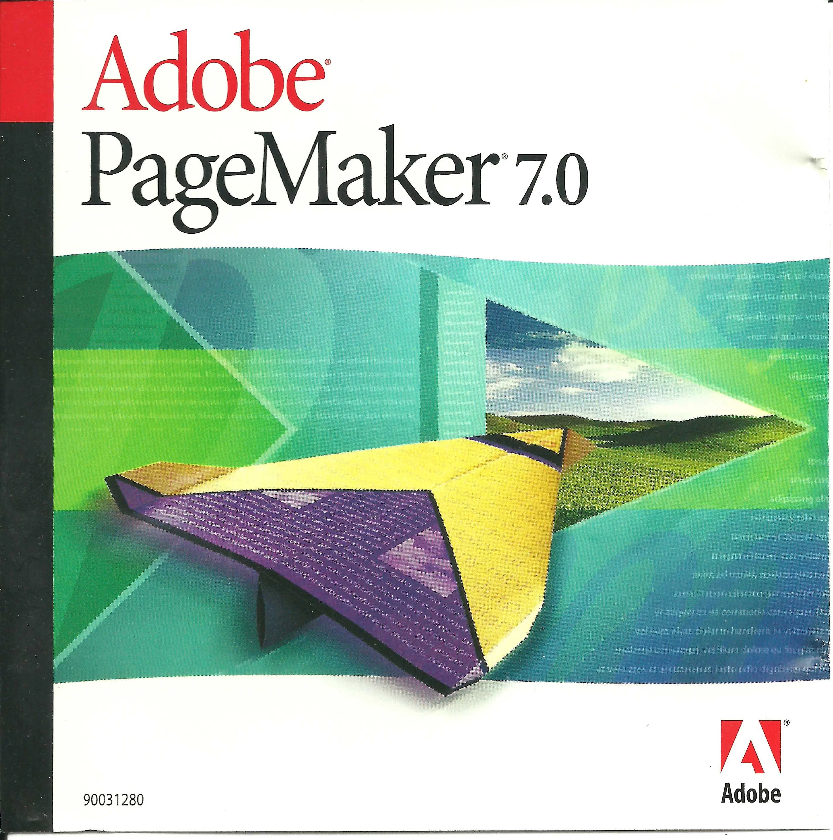 Adobe PageMaker yazılımı kapağı
