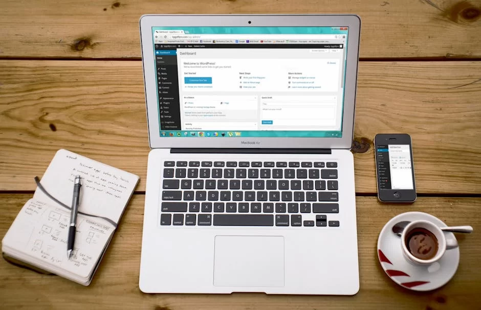 WordPress kontrol paneli kurulum ayarları ekranı