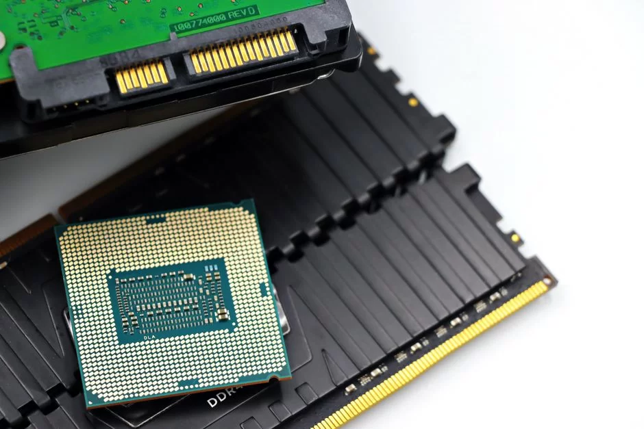 Computer RAM, disk, and processor