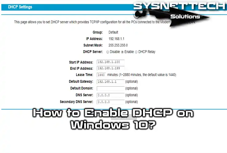 What is DHCP and How to Enable It