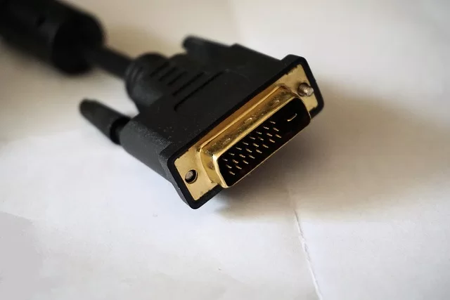 A photo showing DVI input connectors