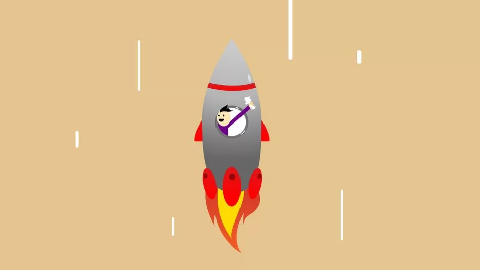 An image with a vector graphic