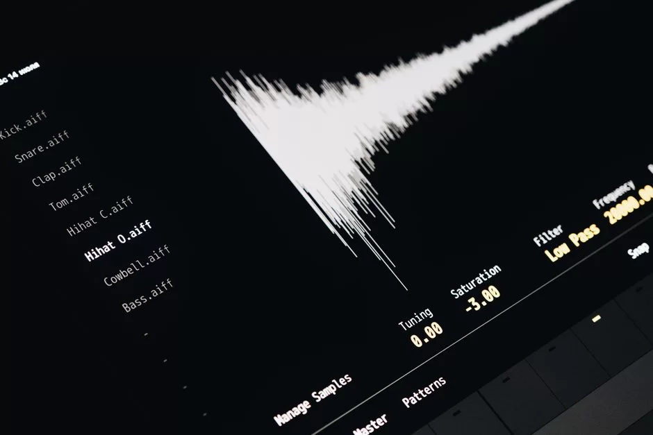 A visual showing the icons or names of different audio file formats like MP3, FLAC, AAC, Opus, and WAV