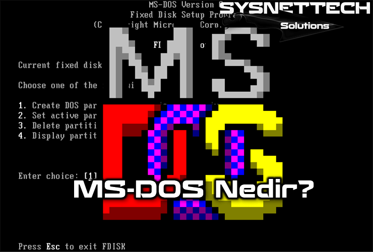 MS-DOS Nedir?