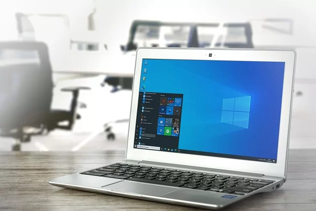 Windows işletim sisteminin masaüstü arayüzünün görüntüsü