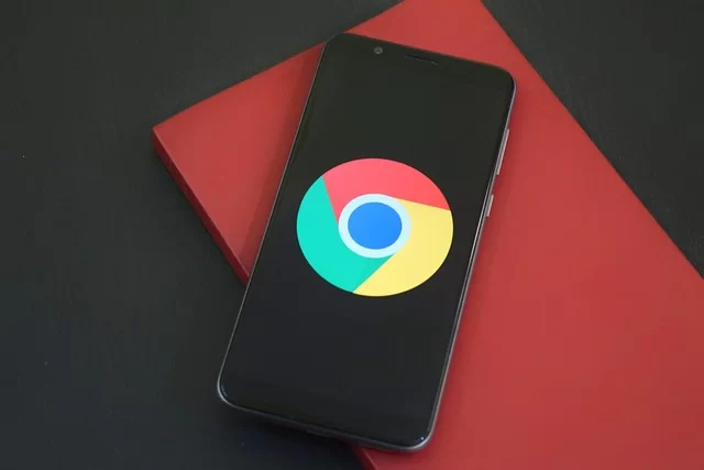 Visual showing the Chrome browser logo.