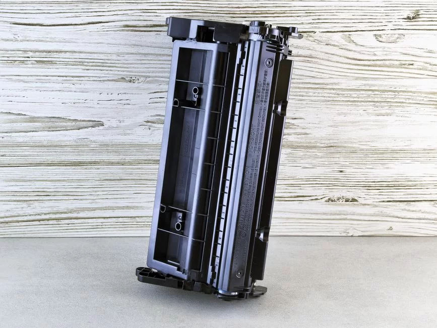 The toner part inside a photocopier