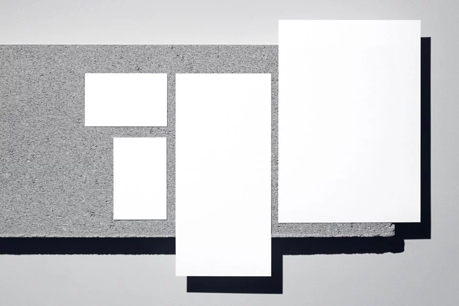 Visual showing different paper sizes