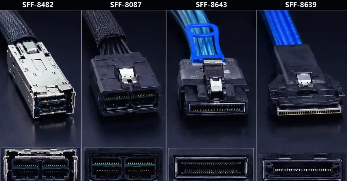 SAS disk konnektörleri