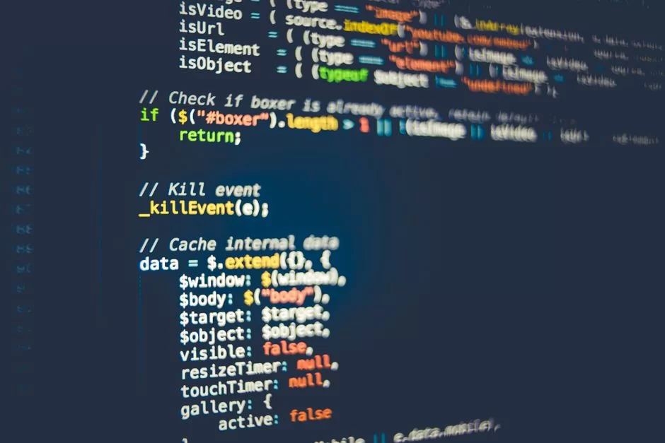 A computer screen displaying code from a script file