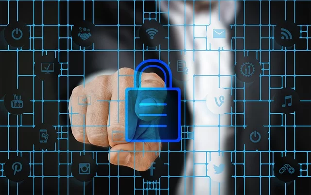 A padlock icon representing code security