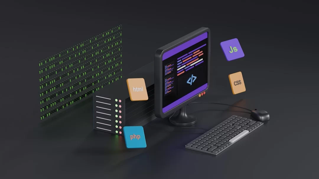 A visual showing the difference between hardware and software