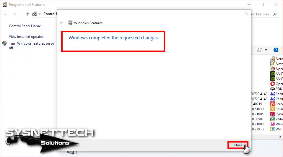 Windows İstenen Değişiklikleri Tamamladı