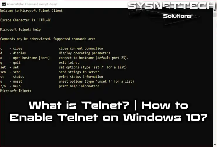 What is Telnet? | How to Enable It on Windows 11 or 10