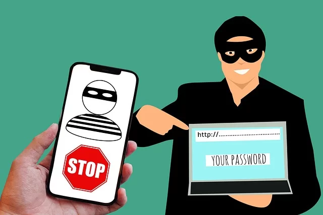 An image showing a phishing attack