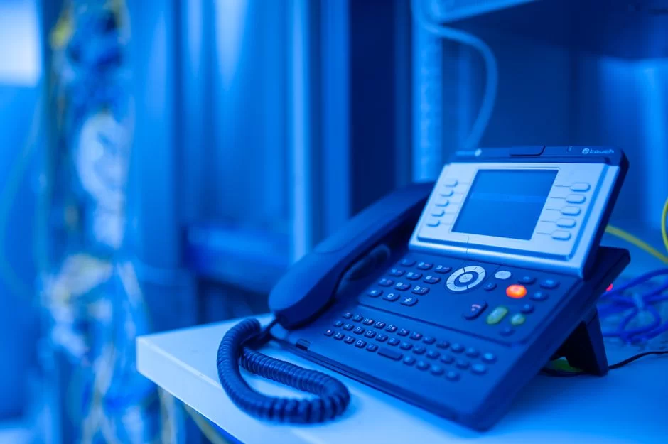VoIP VLAN için bir IP telefon