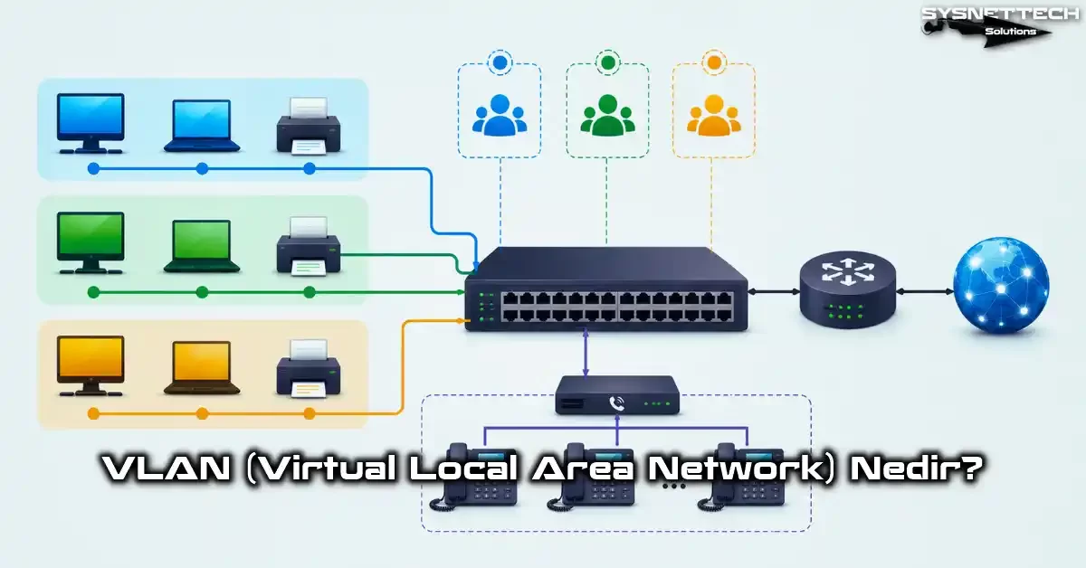 VLAN (Virtual Local Area Network) Tanımı, Özellikleri, Türleri ve Kullanımı