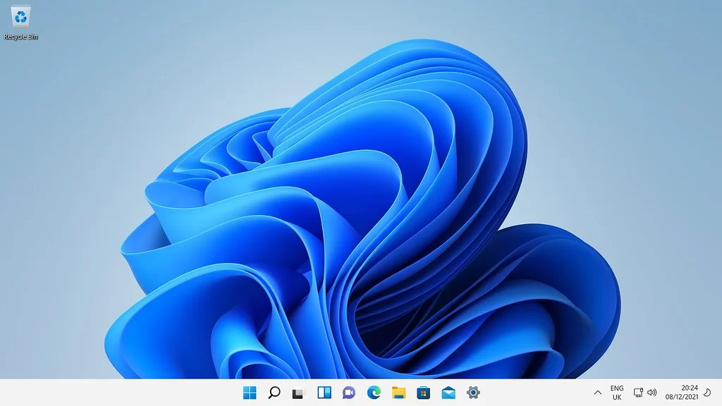 Windows 11 masaüstü ekranı