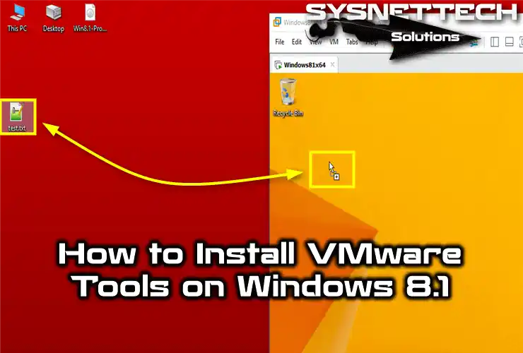 Installing VMware Tools on Windows 8 VM