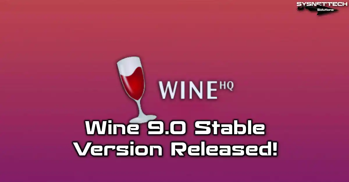 WineHQ Wine 9.0 Released