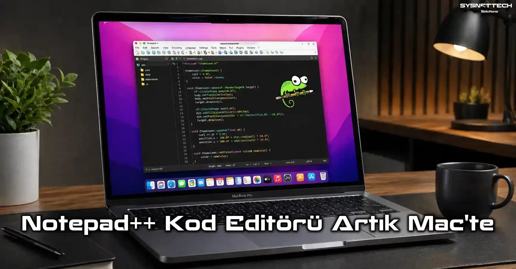 Apple Mac ve macOS Sistemler İçin Notepad++ Yayınlandı