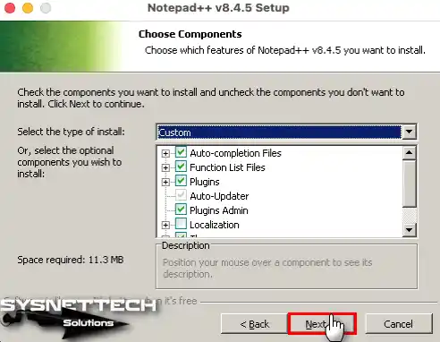Programın Bileşenlerini Yapılandırma