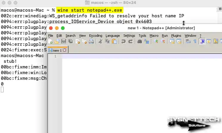 Terminal Kullanarak Windows Programını Çalıştırma