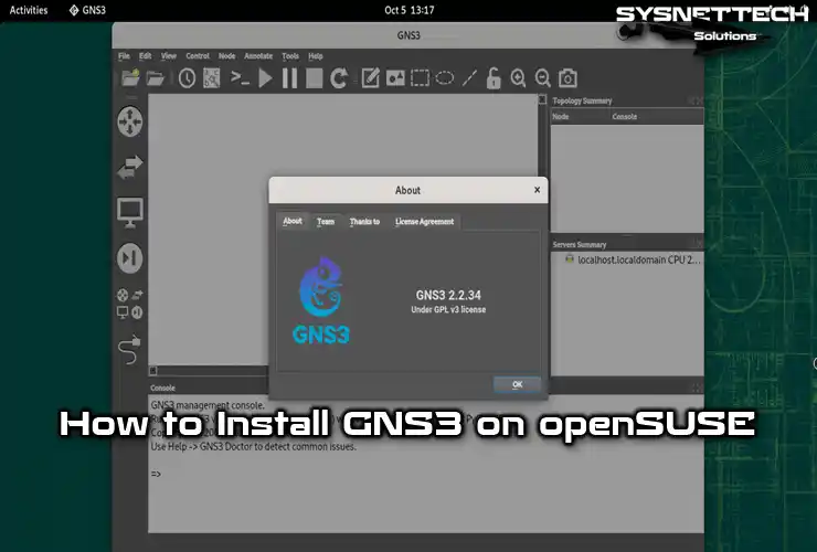 Installing GNS3 on openSUSE