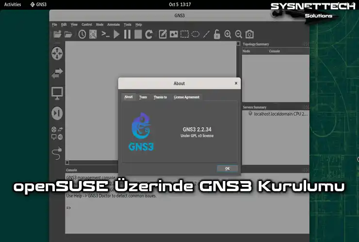 openSUSE Üzerinde GNS3 Kurulumu