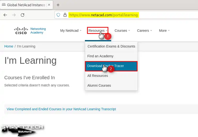 Resources / Download Packet Tracer