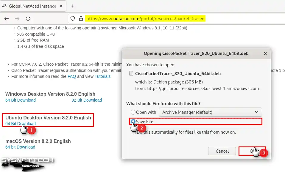 Ubuntu Desktop Version 8.2.0 English