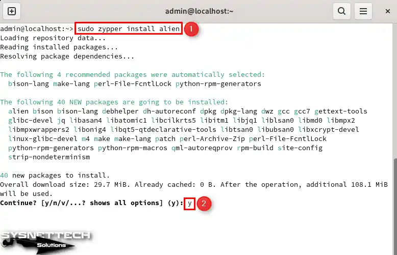 Terminal'den Alien Kurma