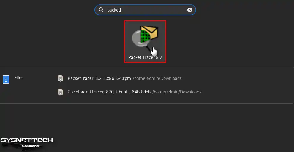 Cisco Packet Tracer'ı Çalıştırma