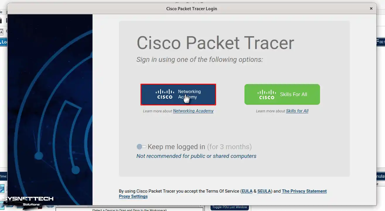 Cisco Networking Academy'de Oturum Açma